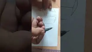 E" Letter Drawing #art #like #drawing #youtubeshorts