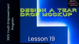 How to Design a Tear Drop on Figma || Lesson 19 on Figma