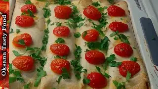 Пирог суфле с грибами без теста