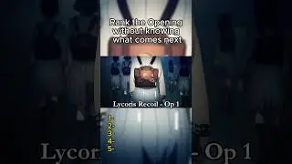Rank The Anime Opening Without Knowing The Next One! #anime #animemusic #parati #shorts #opening
