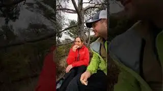 hiking in extreme weather 🤩🤩⛈️