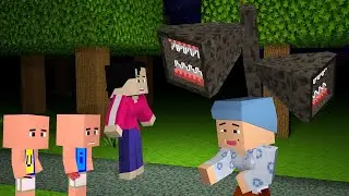 Sister Ros is chased by Siren Head 2 - Minecraft Animation Upin Ipin