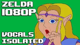 Zelda CDi Zelda All Visible Dialogue (Vocals Isolated) (Green Screen 1080p)