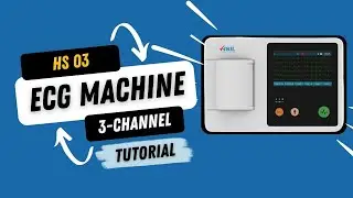 3 Channel ECG Machine DEMO | Tutorial and User Guide By Hemant Surgical