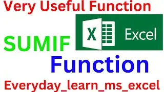 SUMIF formula in excel in hindi |SUMIF | SUMIF FORMULA |SUMIF FUNCTION | #SUMIF #like