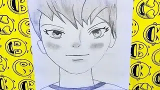 anime drawing step by step|easy anime Drawing  for beginners|cute anime Drawing toturial