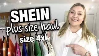 SHEIN plus size haul | apple shape body | uk size 24
