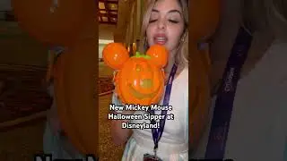 New Mickey Mouse Halloween Sipper at Disneyland! #disneyparks #disneyland #halloween