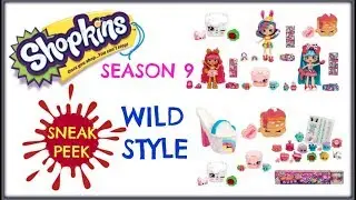 Sneak Peek Shopkins Season 9 - Wild Style - Shoppies dolls, Playset, Shopkins
