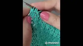 Распределенная вытачка. Укороченный ряд на левой полочке. Видео для совместника Авоська Кучинелли
