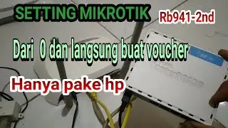 HOW TO SETTING MICROTIK THROUGH HP FOR HOTSPOT VOUCER PLUS DIRECTLY FOR USERS