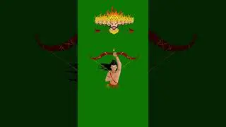 ROYALTY FREE GREEN SCREEN LORD RAMA Dussehra animation |Dussehra green screen effect | Green Screen