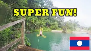 Vang Vieng's BLUE LAGOON 3! | Laos
