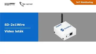 SD-2x1Wire - 4 senzory na portal (LAN a WiFi) - HWg Video leták - HV78