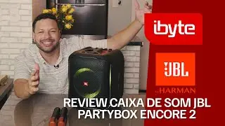 JBL PARTYBOX ENCORE 2: dois microfones, mais bateria e luz sincronizada!