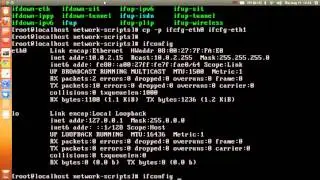 How to configure ethernet in CentOS after installing in Virtual Box
