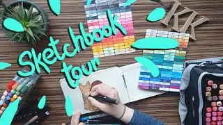 THE END of this sketchbook + SKETCHBOOK TOUR