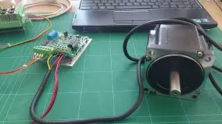 Testing the MST-109 microstep stepper motor driver at high rpm (3000rpm)