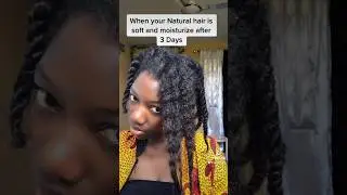Day 3 of twist in of natural hair 