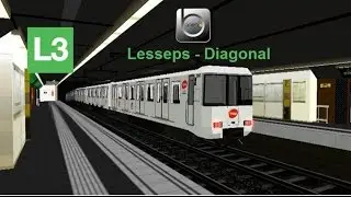 OpenBVE: L3 Lesseps - Diagonal