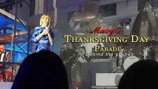 Celine Dion - behind scenes of Macy's Thanksgiving parade recording (11-15-2019)