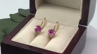Золотые серьги СССР.Нагатинская.Артикул: ЛФ31735