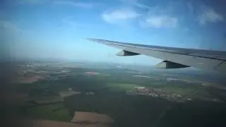 Трансаэро Боинг 777-200 Домодедово посадка Boeing landing 20-05-2012