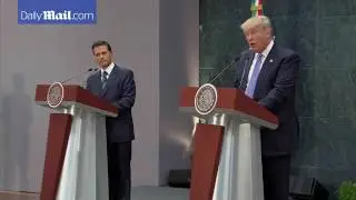 Trump praises of Mexican Americans during Pena Nieto appearance  Daily Mail Online