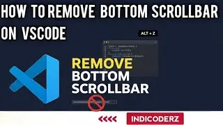 How To Remove Bottom Scrollbar On Vscode