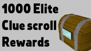 Loot from 1000 Elite clue scrolls