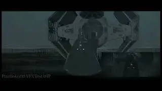 Darth Vader uses TIE Advanced VFX WIP- Kenobi Fanedit
