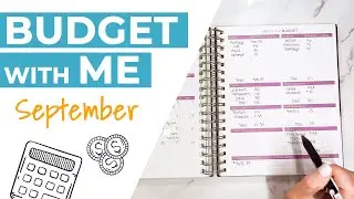 Budget with Me for September ft. Clever Fox Budget Planner & Bill Organizer