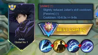 JULIAN BUFF NEW BEST COMBO 2023 ( NEW UPDATE ) Mobile Legends