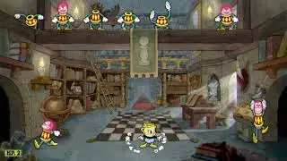 Cuphead - How to beat The Pawns in The King's Leap