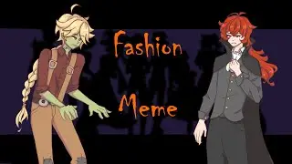 Fashion meme | Genshin Impact Halloween edition