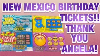 Birthday Tickets From New Mexico!! Thank You Angela!! New Mexico Scratch Off Tickets!!