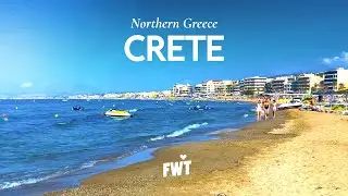 Beautiful Greece Part 2 | Northern Crete | Heraklion and Rethimno | Walking Tour vlog with captions