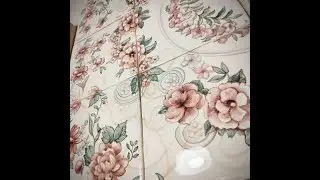 Керамическое панно с камелиями