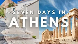 Seven Day Luxury Travel Itinerary Exploring Amazing Athens Greece | Travel Guide Athens
