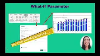 How to create WHAT IF Parameters in POWER BI || Profit growth Scenario using What If Parameter