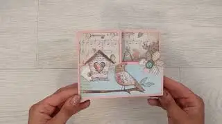 Double Z Fold Card EASY PEASY FUN FOLDS! (1129)