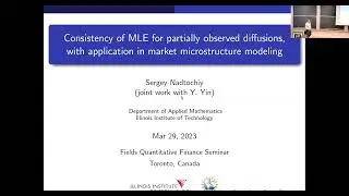 Consistency of MLE for partially observed diffusions, with application in market microstructure...