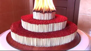 7000 спичек тоже красиво (7000 matches) beauty of the fire