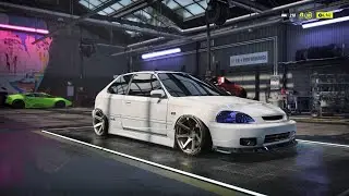 Need For Speed Heat/My Honda Civic Supercharger at Night.
