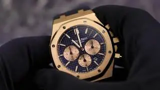 Audemars Piguet Royal Oak Chronograph Rose Gold 26331OR.OO.D315CR.01 Unboxing & Presentation