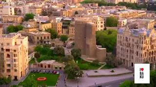 The Beautiful City of Baku  Azerbaijan 2017
