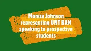 Epitome TV presents: Monica Johnson representing UNT BAN speaking to prospective students.