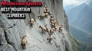 Mountain Goats : how they climb and survive in such mountains ! Best climbers of Animal kingdom