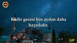 Kadir Suresi - İslam Subhi