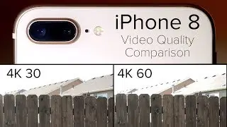 4K Comparison on iPhone 8 - Worse Quality with 4K 60?!